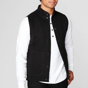 TWILL QUILT JACQUARD FUJI SHIRT JAC VEST